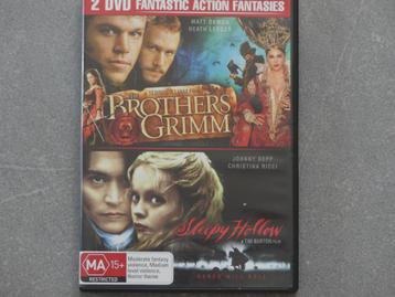 Brothers Grimm en Sleepy Hollow, 2 DVD action fantasy set