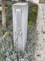 Betonnen brievenbus  111x20x40 cm (HxBxD) antraciet, Ophalen, Gebruikt, Beton, Staande brievenbus