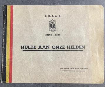 Oorlog-Verzet-Tienen-Glabbeek-Brochure-Hulde aan onze helden beschikbaar voor biedingen