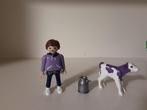 PLaymobil man met Milka kalfje - compleet, Kinderen en Baby's, Speelgoed | Playmobil, Verzenden, Zo goed als nieuw, Complete set