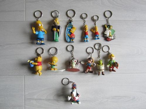 Personnages de dessins animés en porte-clé - 2,00Eur / pièce, Collections, Cinéma & Télévision, Comme neuf, TV, Enlèvement ou Envoi