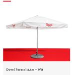 Parasol duvel 3,5 m nooit gebruikt! Met voet !, Tuin en Terras, Parasols, Ophalen, Nieuw, 3 tot 4 meter, Parasolvoet