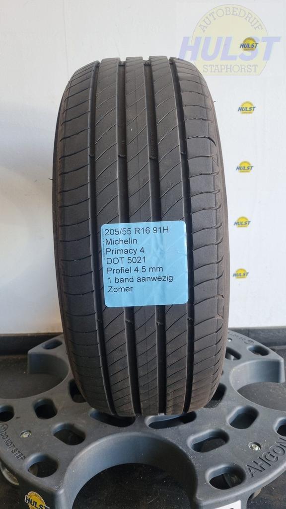 Gebruikte Michelin zomerband 205/55 R16, Auto-onderdelen, Banden en Velgen, Band(en), Zomerbanden, 16 inch, 205 mm, Personenwagen