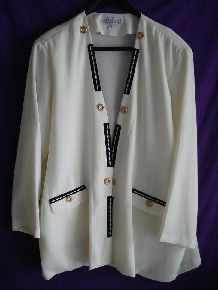 Lange geklede leuke bloes met lange mouwen., Kleding | Dames, Blouses en Tunieken, Gedragen, Maat 42/44 (L), Beige, Ophalen of Verzenden