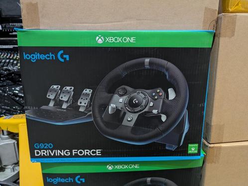 Logitech G920 Driving Force Racing Wheel - NIEUW/SEALED, Games en Spelcomputers, Spelcomputers | Xbox | Accessoires, Nieuw, Xbox One