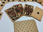 Zeer oude antieke kleine speelkaarten Vangenechten, Verzamelen, Speelkaarten, Jokers en Kwartetten, Ophalen of Verzenden, Zo goed als nieuw