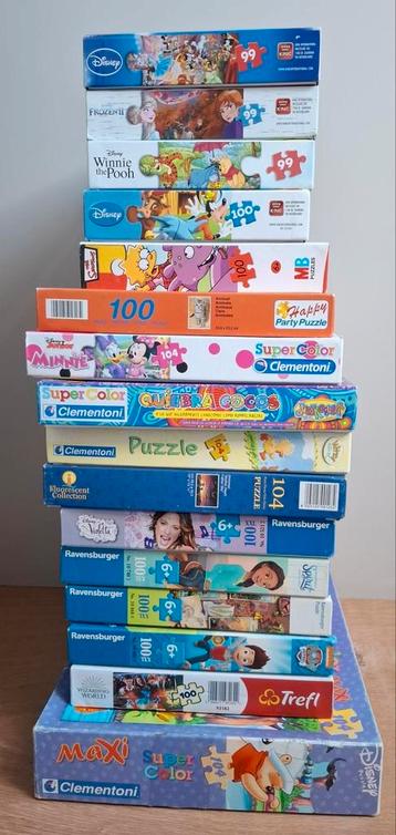 Kinderpuzzels - 100 stukjes beschikbaar voor biedingen