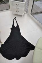 Zwarte lange (feest)jurk maat 34 / XS, Vêtements | Femmes, Robes, Comme neuf, Noir, Taille 34 (XS) ou plus petite, Sous le genou