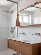 Etnicraft Spiegel – Massief Hout, Huis en Inrichting, Badkamer | Badkamermeubels, Ophalen, Gebruikt