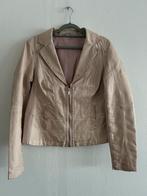Beige kort vestje simili leder M&S Mode maat 40, Maat 38/40 (M), Beige, Ophalen of Verzenden, Zo goed als nieuw