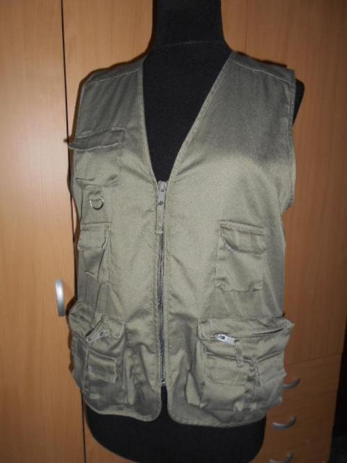 Nieuwe bodywarmer-werkvest / Maat M, Kleding | Heren, Bodywarmers, Nieuw, Maat 48/50 (M), Groen, Ophalen of Verzenden
