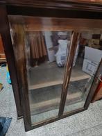 Antiek Vitrinekastje, Huis en Inrichting, Kasten | Vitrinekasten, Ophalen, 50 tot 100 cm, Glas, Minder dan 100 cm