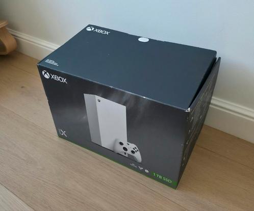 Xbox series x wit digitaal 1 TB, Games en Spelcomputers, Spelcomputers | Xbox Series X en S, Zo goed als nieuw, Xbox Series X