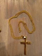 Vergulden ketting en armbanden kleur goud, Verzamelen, Religie, Ophalen of Verzenden, Nieuw, Sieraad, Overige religies