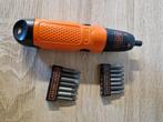 Black & Decker elektrische schroevendraaier met bits nieuw, Doe-het-zelf en Bouw, Gereedschap | Handgereedschap, Ophalen, Nieuw