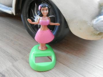 Hawaii Hula Hoop Girl voor op dashboard, roze.  beschikbaar voor biedingen