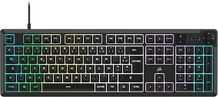 CORSAIR | Clavier de jeu | LIVRAISON GRATUITE, Informatique & Logiciels, Claviers, Neuf, Autres dispositions, Filaire, Clavier gamer