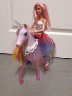 Barbie Dreamtopia eenhoorn en pop, Ophalen, Zo goed als nieuw, Barbie