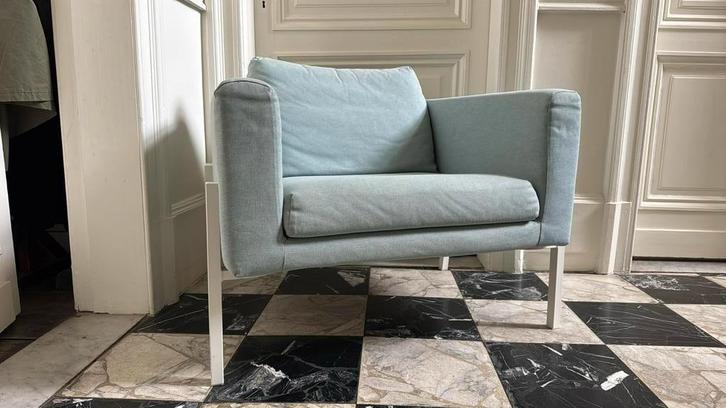 Mooie stoffen eenpersoonszetel, Huis en Inrichting, Fauteuils, Zo goed als nieuw, Stof, Ophalen