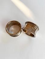 Ronds de serviette en métal argenté Bernard Massard, Enlèvement ou Envoi, Utilisé, Argent, Couverts en vrac