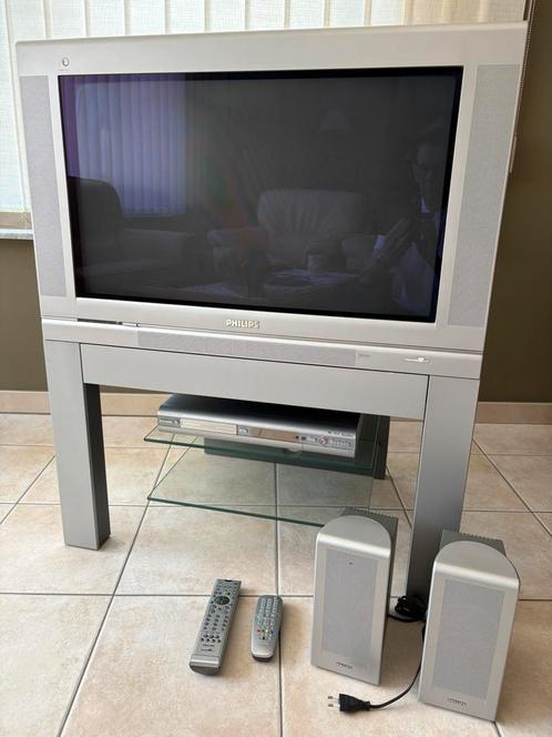 Dvd video player/recorder en retro tv., Audio, Tv en Foto, Home Cinema-sets, Gebruikt, Dvd-speler, Overige systemen, Philips, Ophalen