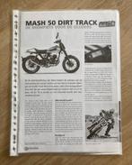 Unieke Map met documentatie Mash 50 Dirt Track bromfiets, Fietsen en Brommers, Verzenden, Zo goed als nieuw