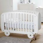 Moderne Babybed – Wit – 60x120 cm – Zo goed als nieuw!, Ophalen, Zo goed als nieuw