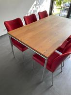 Eettafel en 6 stoelen van Bert Plantagie, Huis en Inrichting, Complete eetkamers, Ophalen, Gebruikt