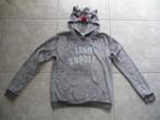 Grijze fleece met rendierkap maat 170, Kinderen en Baby's, Kinderkleding | Maat 170, Gebruikt, Meisje, Trui of Vest, H&M