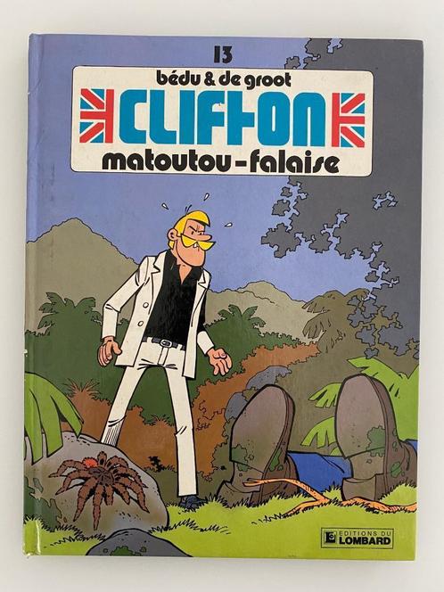 Clifton 13 Matoutou-Falaise EO 1990 avec dédicace Bédu, Livres, BD, Utilisé, Une BD, Enlèvement ou Envoi