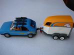 Playmobil auto met paardentrailer, Kinderen en Baby's, Complete set, Gebruikt, Ophalen of Verzenden