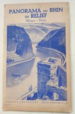 Panorama du Rhin et relief de Mayence-Cologne - vintage fran, Allemagne, Autres types, Utilisé, Envoi