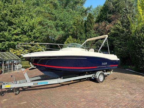 Jeanneau cap camerat 625 WA, Watersport en Boten, Vis- en Consoleboten, Gebruikt, 70 pk of meer, 6 meter of meer, Benzine, Buitenboordmotor