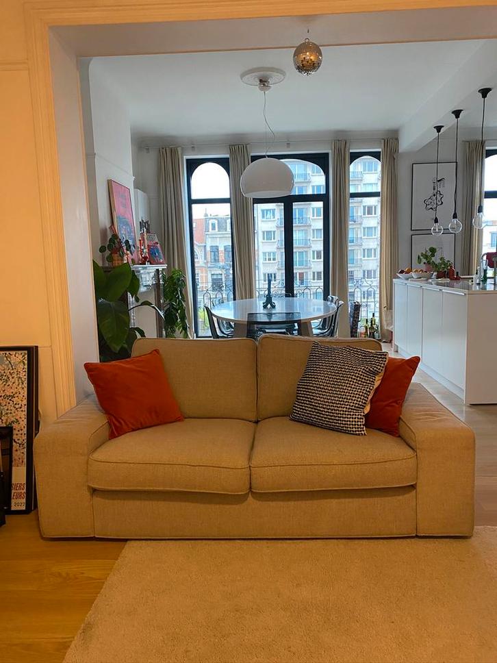 IKEA KIVIK 2-seat sofa Gunnared Beige, Huis en Inrichting, Zetels | Zetels, Zo goed als nieuw, Rechte bank, Tweepersoons, 150 tot 200 cm