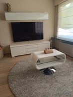 Salontafel in hoogglans wit te koop GERESERVEERD, Enlèvement, Comme neuf