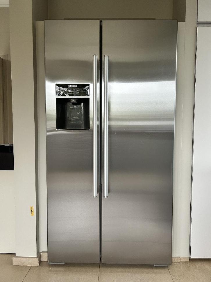 2-Deurenkoelkast Side-by-Side Siemens te koop, Electroménager, Réfrigérateurs & Frigos, Utilisé, Avec congélateur séparé, 200 litres ou plus