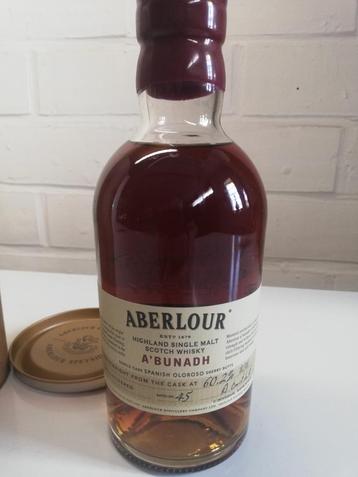 1 fles Aberlour A'Bunadh whisky, Batch 45 beschikbaar voor biedingen