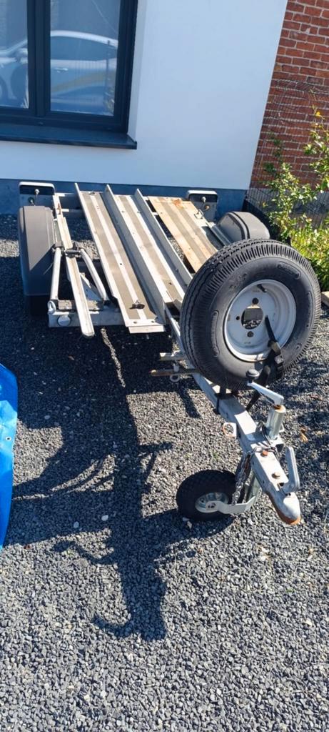 Motortrailer met 2 Fietsendragers MTM 350kg, Auto diversen, Aanhangwagen-onderdelen, Gebruikt, Ophalen