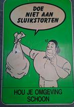 Groot verkeersbord Suske & Wiske, Ophalen, Suske en Wiske, Gebruikt, Plaatje, Poster of Sticker