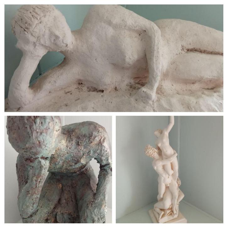 Prachtige beelden uit prive collectie., Antiek en Kunst, Antiek | Keramiek en Aardewerk, Ophalen of Verzenden