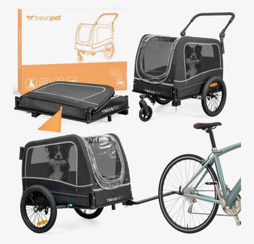 Fietskar Trevopet voor hond, Fietsen en Brommers, Fietsaccessoires | Aanhangwagens en Karren, Gebruikt, Hondenkar, 20 tot 40 kg