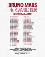 4 tickets gezocht Bruno Mars, Drie personen of meer