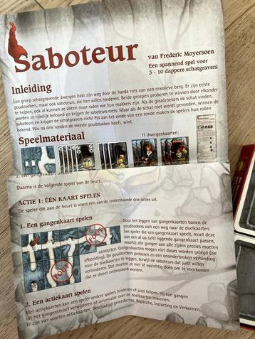 Saboteur (NL instructions) beschikbaar voor biedingen
