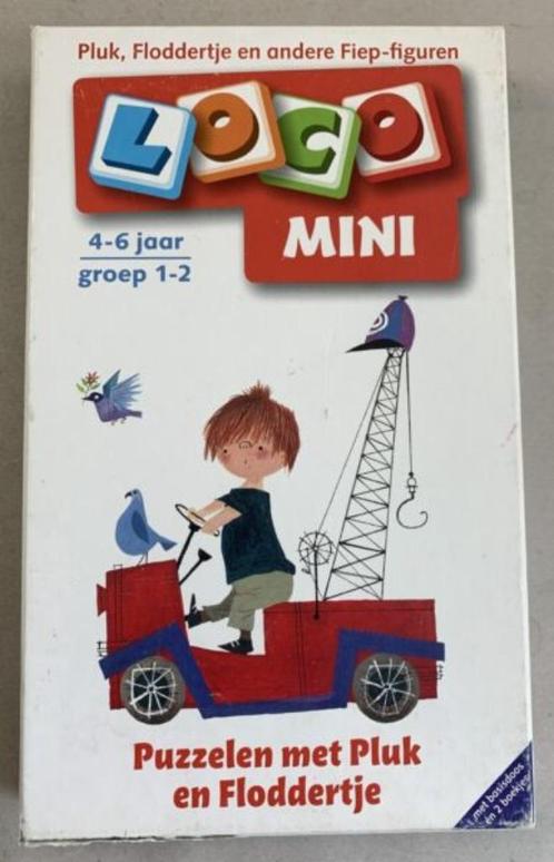 Loco Mini Pluk en Floddertje Basisdoos en 2 Boekjes compleet, Kinderen en Baby's, Speelgoed | Educatief en Creatief, Gebruikt