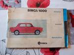 SIMCA catalogues divers, Enlèvement, Utilisé