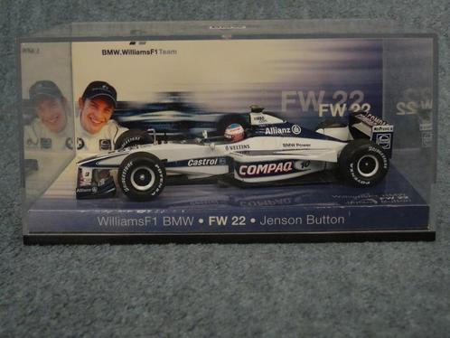 F1 BMW Williams FW22 Jenson Button ALLIANZ DEALER uitgave, Hobby & Loisirs créatifs, Voitures miniatures | 1:43, Utilisé, Voiture