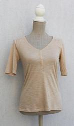Mooi T-shirt van WE Fundamentals S/M, Beige, Ophalen of Verzenden, Zo goed als nieuw, WE Fundamentals