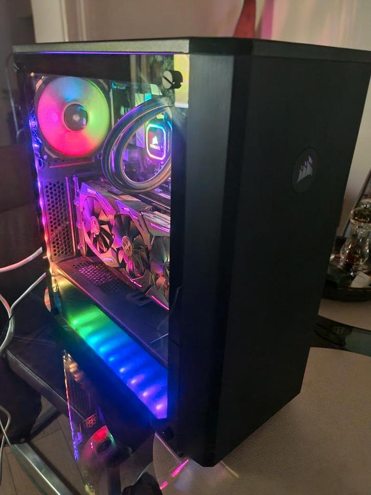 I5 8600K/Z390/32 GB/RTX 2070 Super 8 GB/M.2/waterkoeling, Computers en Software, Desktop Pc's, Zo goed als nieuw, 3 tot 4 Ghz