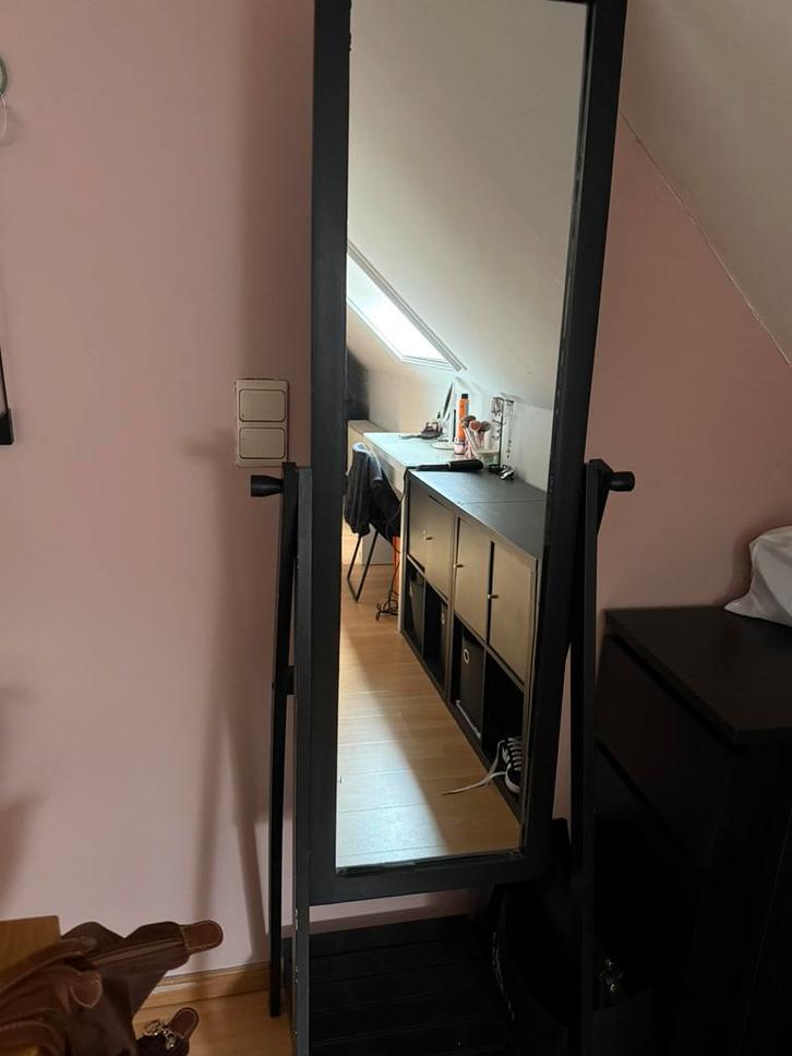 Spiegel, Huis en Inrichting, Woonaccessoires | Spiegels, Zo goed als nieuw, 50 tot 75 cm, 150 tot 200 cm, Rechthoekig, Ophalen