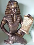 statue égyptienne en résine grand modèle., Antiquités & Art, Art | Sculptures & Bois, Enlèvement ou Envoi